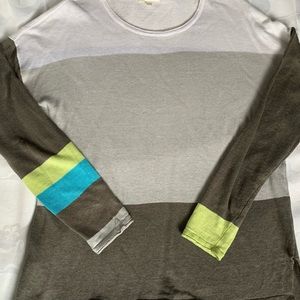 LISA TODD | Colorblock Linen Sweater